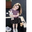 Váy sinh nhật bé gái, Áo kiểu cho bé gái cotton mix chân váy hoa nhí xoè có lót 10-35kg Sunny Kids