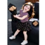 Váy sinh nhật bé gái, Áo kiểu cho bé gái cotton mix chân váy hoa nhí xoè có lót 10-35kg Sunny Kids