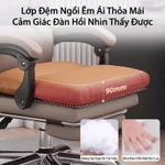 Ghế giám đốc bọc da PU cao cấp Pehouse V58 đệm 15cm ngồi êm ái có ngả lưng và gác chân thư giãn — ảnh 6