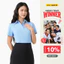 Áo Polo Nữ Yody Regular Cổ Ép Có Xẻ Tà WCPO26A014