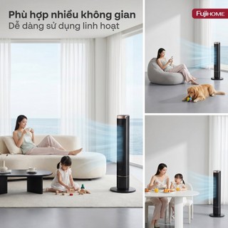 Quạt Tháp Không Cánh Fujihome TF-21HL-DC – Quạt DC Inverter Lọc Không Khí, Siêu Êm, Tiết Kiệm Điện