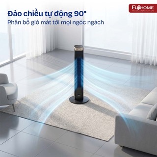 Fujihome TF-21L-DC Quạt Tháp Inverter Thông Minh – Gió Êm, Lọc Không Khí, Điều Khiển Cảm Ứng
