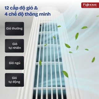 Fujihome TF-21L-DC Quạt Tháp Inverter Thông Minh – Gió Êm, Lọc Không Khí, Điều Khiển Cảm Ứng