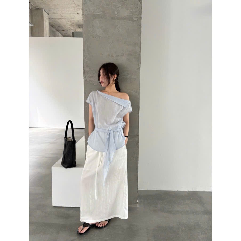 𝗡𝗶𝗻𝗶 - Áo Tơ kèm dây cột