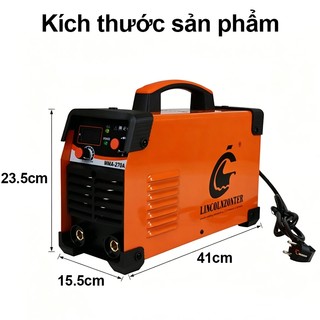 Máy hàn MMA Inverter 270A 220V, BH 1 năm, dùng gia đình & công trình, kèm phụ kiện