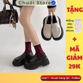 Giày oxford nữ da PU tổng hợp dệt vải đế cao su nữ tính tinh tế dễ mang thoải mái