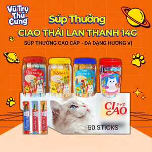 Súp thưởng Ciao Churu Thái Lan cho Mèo thanh 14g