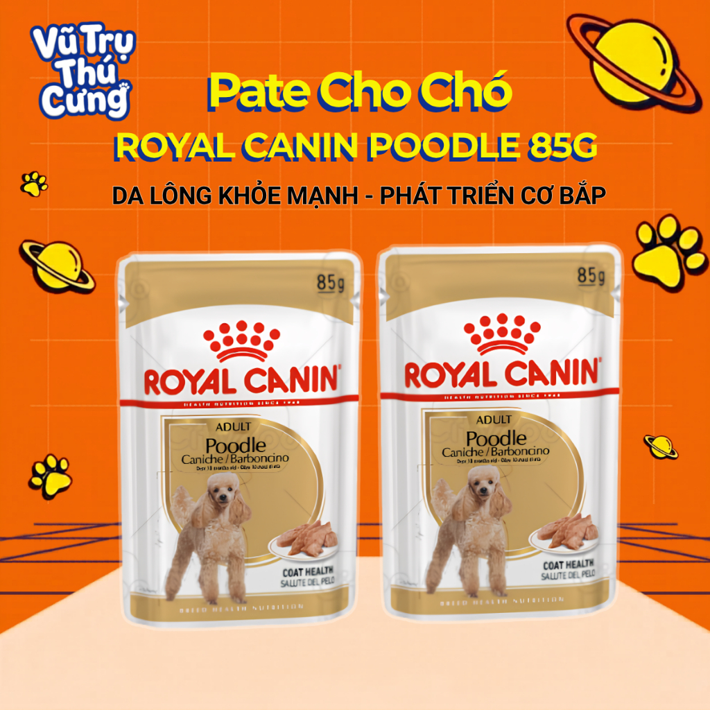 [COMBO] Pate Cho Chó Royal Canin Poodle Adult Gói 85g