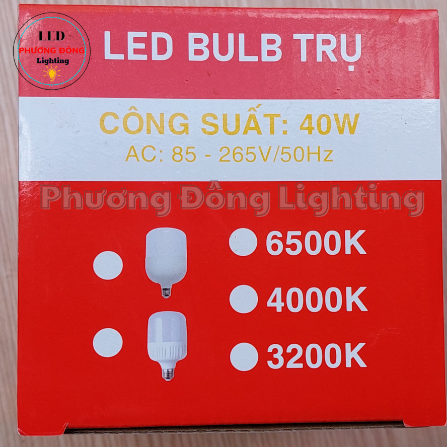 Bóng LED trụ cao cấp LOẠI TỐT 40W ĐỦ WÁT BẢO HÀNH 12 THÁNG