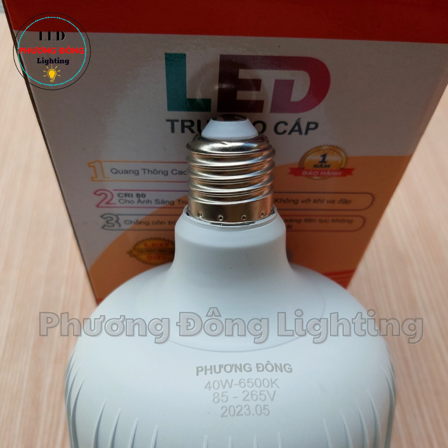 Bóng LED trụ cao cấp LOẠI TỐT 40W ĐỦ WÁT BẢO HÀNH 12 THÁNG