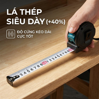 Thước Cuộn Lỗ Ban 2 Mặt JCTOP Black Kong S009 5M/7M 25MM, Lá Thước Dày Hơn 40%, Khóa Hãm Chắc Chắn