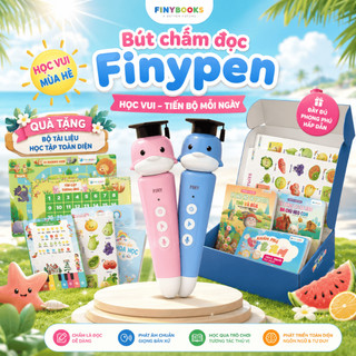 Bút chấm đọc Finypen - Bút chấm đọc thông minh giúp bé học song ngữ Anh - Việt