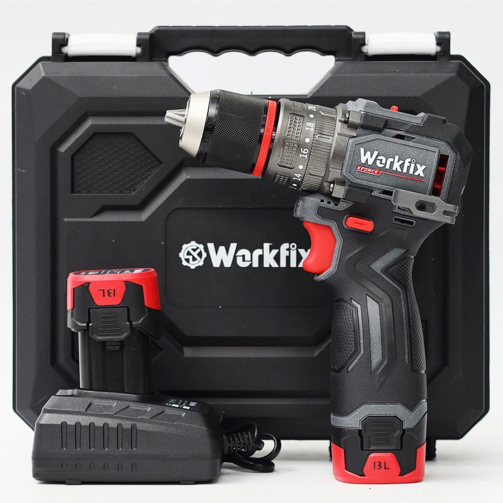 Máy Khoan Pin 3 Chức Năng Workfix WF-ID1665F 16.8V – Lực Siết 65Nm, 2 Tốc Độ, Khoan Búa/Bắt Vít, Động Cơ Mạnh Mẽ