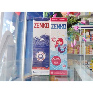 Dung dịch xịt vệ sinh mũi Zenko (Dược phẩm Nhất Nhất) - Bảo vệ mũi, ngừa khô mũi, nghẹt, sổ mũi, đau xoang