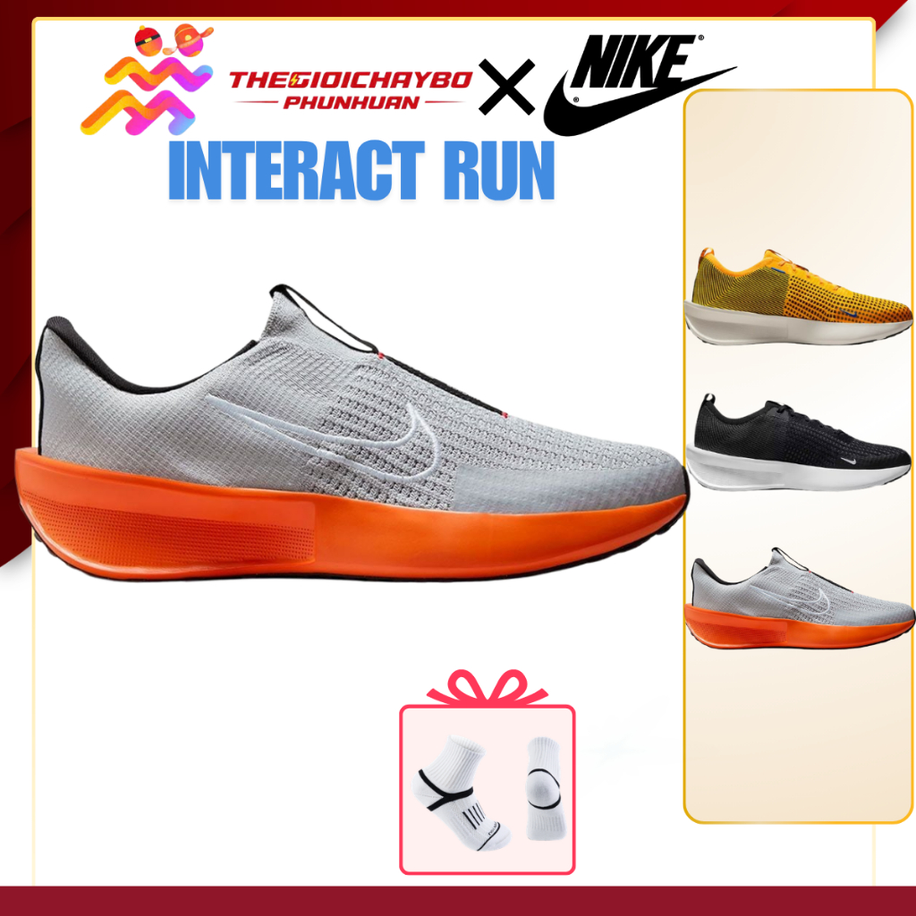 [Voucher 22%] Nike Interact Run - Giày Chạy Bộ Nike Nam Nữ Chính Hãng