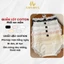 Quần Lót Nữ Cotton Họa Tiết Cổ Điển Phối Ren, Quần Chip Đáy May Kháng Khuẩn Thoáng Khí AMYBRA L6011