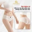 Quần Lót Nữ Cotton Họa Tiết Cổ Điển Phối Ren, Quần Chip Đáy May Kháng Khuẩn Thoáng Khí AMYBRA L6011