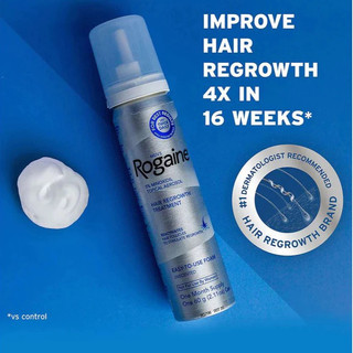 Bọt mọc tóc Rogaine 5% 60ml*3/Minoxidil phục hồi tóc thưa hói đầu cho nam