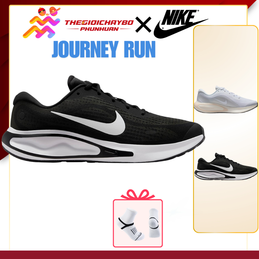 [Voucher 22%] Giày Chạy Bộ Nữ Nike Journey Run - Metallic Silver