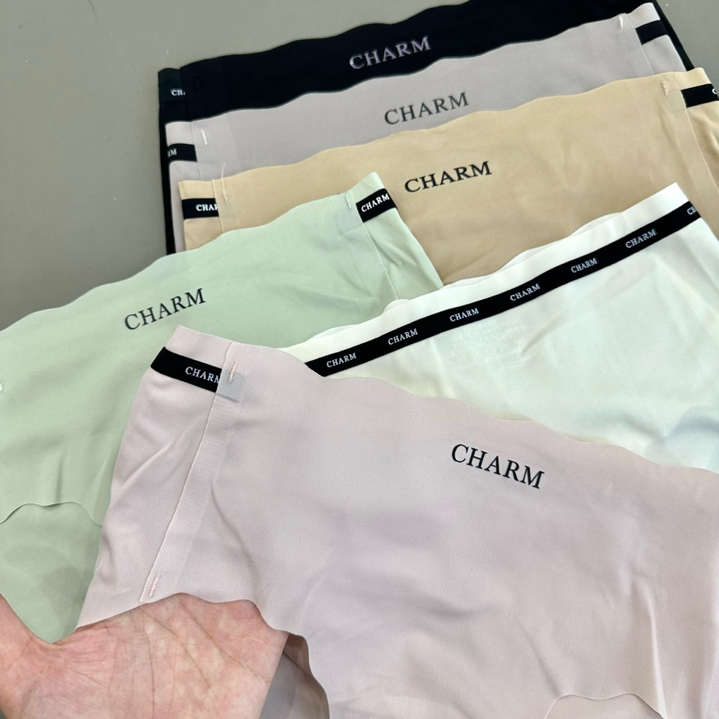 [ Che Tên ] Set 5-10 Quần Lót Nữ Quần Chíp Đúc Su Cạp Viền Sóng CHARM Cao Cấp Không Lộ Viền