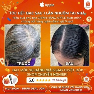 TÓC HẾT BẠC SAU 1 LẦN NHUỘM TẠI NHÀ !