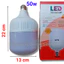 Bóng Đèn LED Trụ Cao Cấp 50W Siêu Sáng, Tiết Kiệm Điện, Bảo Hành 1 Đổi 1 ĐỦ WAT