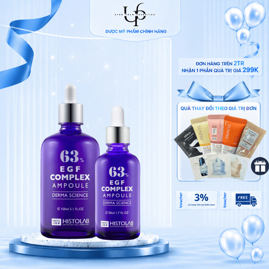 Công Ty] HISTOLAB EGF Complex Ampoule 63% – Tinh Chất Cấp Ẩm