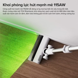 [ROBOROCK] Roborock H60 máy hút bụi cầm tay không dây cao cấp - Bộ lọc 5 lớp - Bh 2 năm
