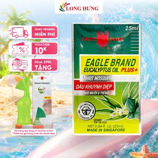 Dầu khuynh diệp con ó Eagle Brand Eucalyptus Oil Plus+ (25ml)
