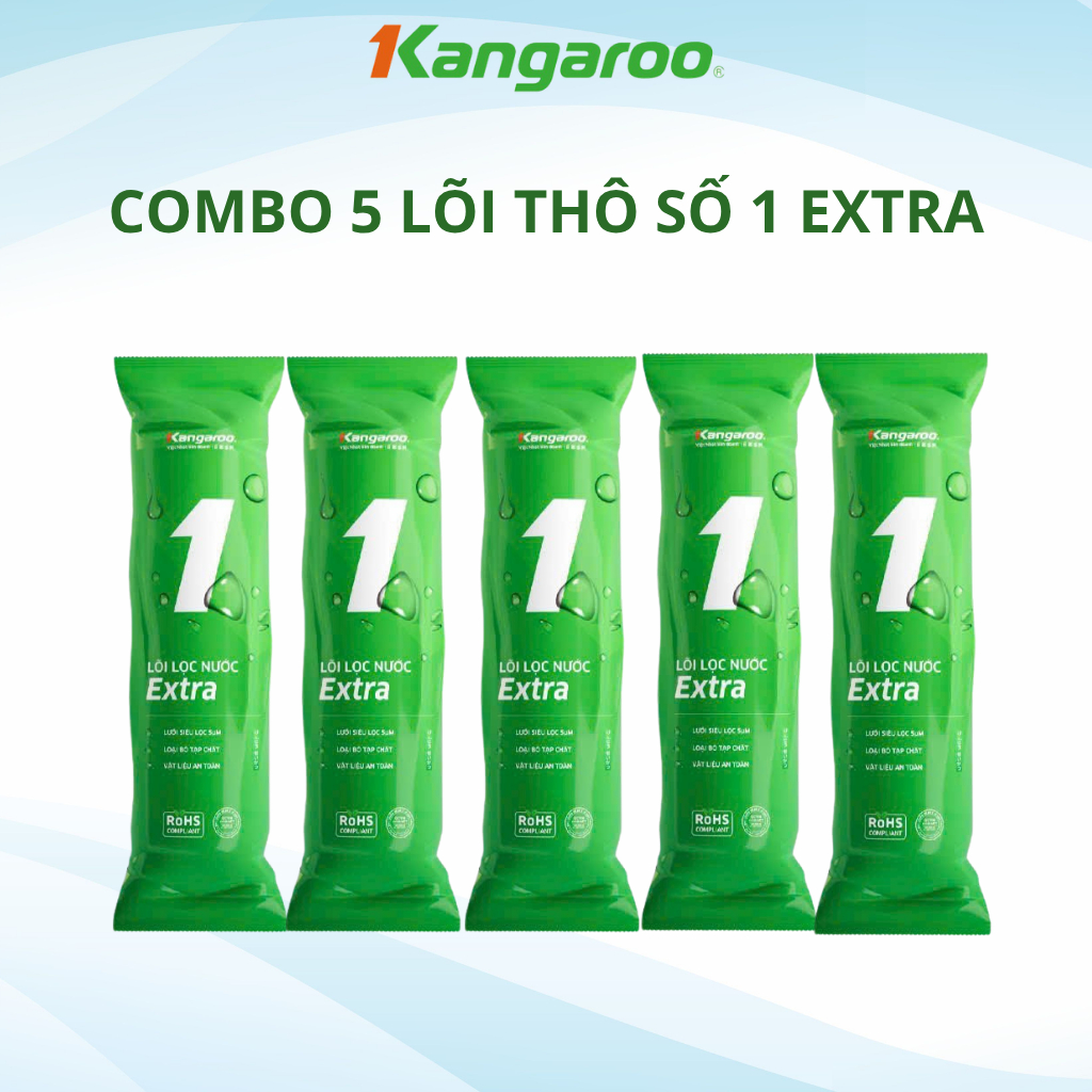 Combo 5 lõi số 1 Kangaroo Lõi 10 inch