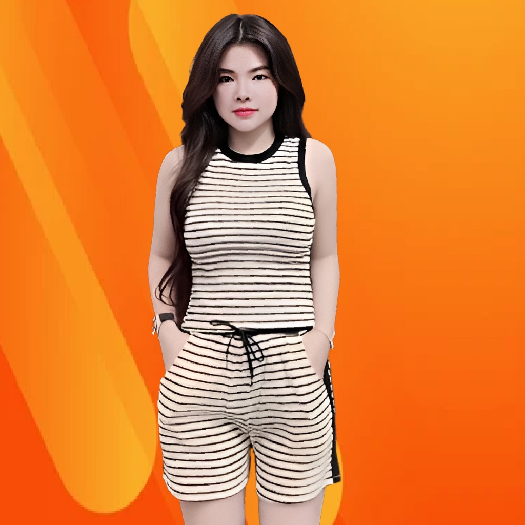 Đồ Bộ Nữ Đồ Mặc Nhà Mùa Hè 𝗟𝗮𝗻𝗹𝗲𝗲 𝗦𝘁𝗼𝗿𝗲 Mã 0S