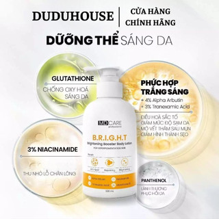 Sữa Dưỡng Thể MD CARE Brightening Booster Body Lotion Sáng Da Mờ Thâm Mụn 200ml Duduhouse