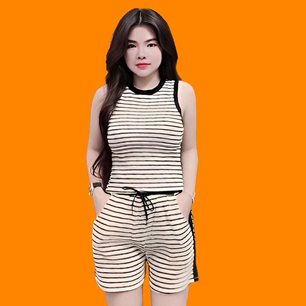 Đồ Bộ Nữ Đồ Mặc Nhà Mùa Hè 𝗟𝗮𝗻𝗹𝗲𝗲 𝗙𝗮𝘀𝗵𝗶𝗼𝗻 Mã 0S