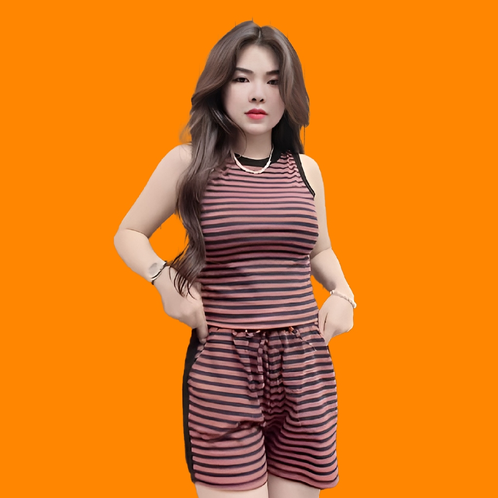 Đồ Bộ Nữ Đồ Mặc Nhà Mùa Hè 𝗟𝗮𝗻𝗹𝗲𝗲 𝗙𝗮𝘀𝗵𝗶𝗼𝗻 Mã 0S