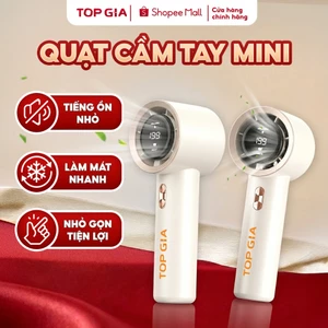Quạt mini cầm tay Topgia làm mát nhanh, nhỏ gọn, dễ mang đi, tiết kiệm pin