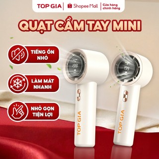 (Bảo hành 6 tháng) Quạt mini cầm tay Topgia làm mát nhanh, nhỏ gọn, dễ mang đi, tiết kiệm pin