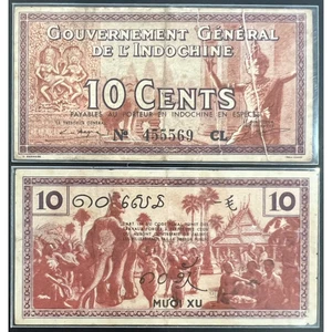 Đông Dương 10 cents 1939 lỗi