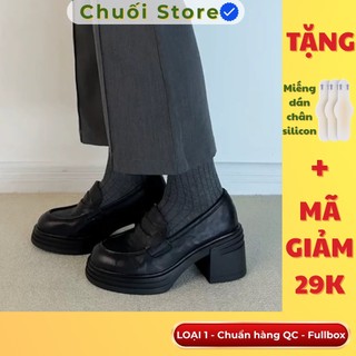 Giày oxford nữ da PU tổng hợp dệt vải đế cao su năng động cá tính tinh tế thoải mái