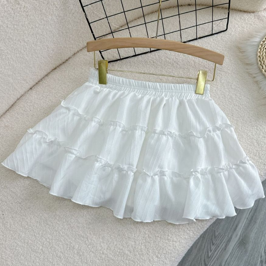 Chân Váy Xòe Chữ A Bánh Bèo Bigsize Lưng Cao Co Giãn Phong Cách Mùa Hè Mới CV409