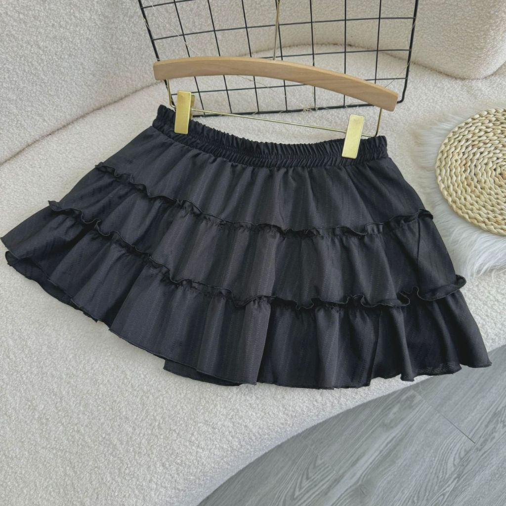 Chân Váy Xòe Chữ A Bánh Bèo Bigsize Lưng Cao Co Giãn Phong Cách Mùa Hè Mới CV409