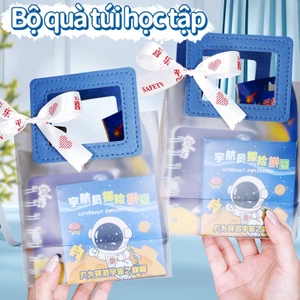 Túi quà phi hành gia hoạt hình bộ văn phòng phẩm trẻ em tặng lễ 1/6 sinh nhật khai trường tốt nghiệp
