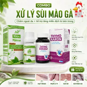 Combo Xử Lý Mụn Sùi Mào Gà Tại Nhà An Toàn, Kín Đáo [An Mộc Nhiên + THYMOKARON]