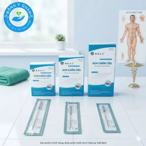 [ Lạc Á Túi-Hàng Chính Hãng ] Kim châm cứu Lạc Á dạng túi -hộp 500 kim- Đóng túi- sắc bén