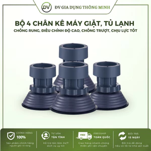 Bộ 4 chân kê máy giặt tủ lạnh chống rung điều chỉnh độ cao chống trượt chịu lực tốt