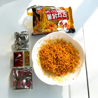 Mì trộn ABC vị gà cay phô mai Hàn Quốc thơm ngon 80g - Hàng nhập khẩu chính hãng - Mì Việt Casumo