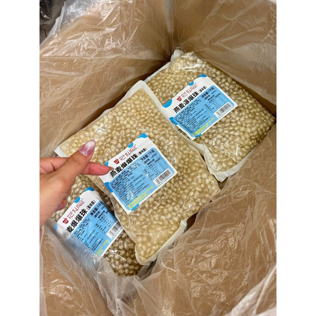 [ 1kg]Hạt Nổ Yến Mạch 5 vị topping ăn chè, sữa chua -Nước mắt nàng tiên cá