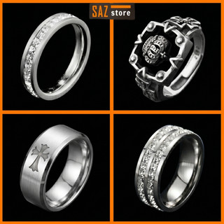 Titanium Steel Ring, adjustable by SAZ STORE