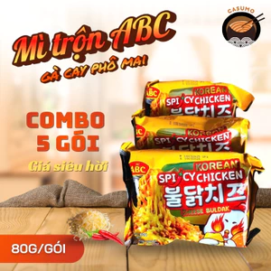 Mì trộn ABC vị gà cay phô mai 80g, thơm ngon vị cay nhẹ | Mì Việt Casumo - Hàng Indonesia