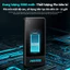 Bộ phát wifi 4G ROOSEE M800 -không cần lắp sim, ba mạng chuyển đổi, chỉ dày 9mm,thích hợp ROOSEE mini app,5000mAh