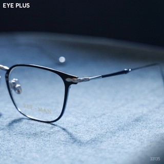 Kính Cận Dáng Vuông Nam Nữ Reeman 33135 Eye Plus Gọng Kính Titanium Cao Cấp Kiểu Dáng Thời Trang